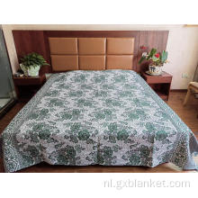 Hoge kwaliteit Super Soft Flower Design Softextile Bedsheet